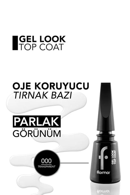 Jel Görünümlü Hızlı Kuruyan Oje Sabitleyici - Top Coat